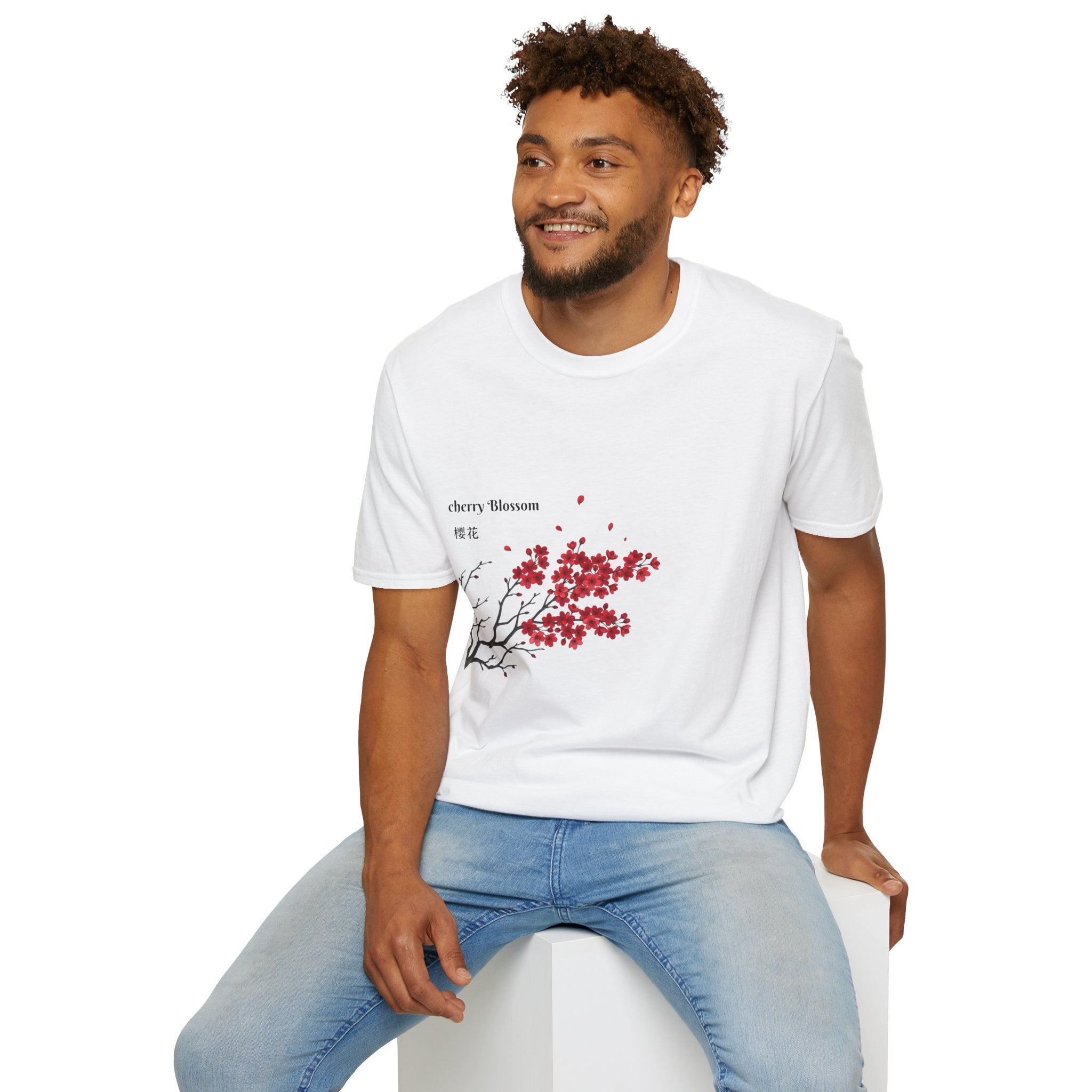 Cherry Blossom T‑Shirt — Elegant Pink Sakura Floral Tee