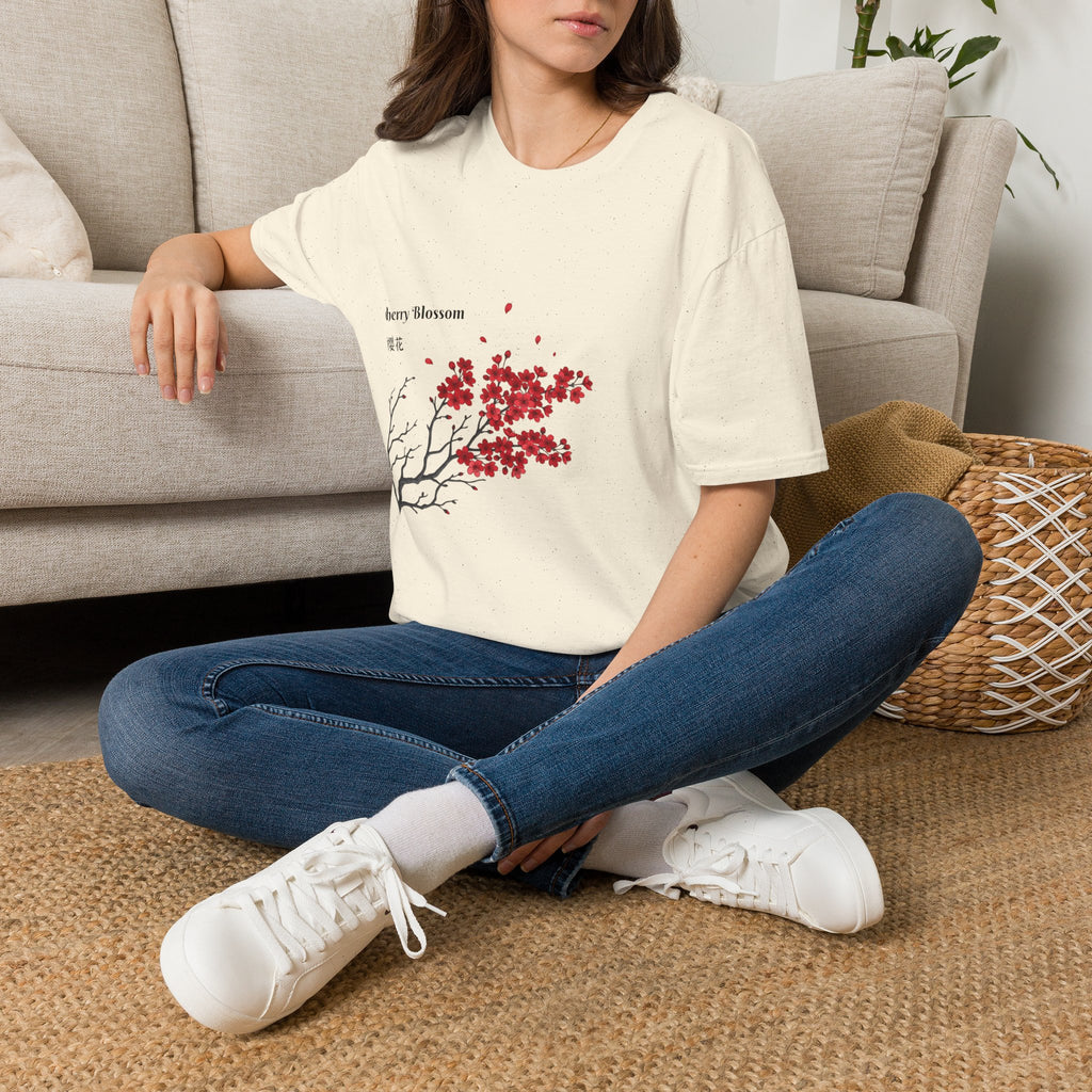 Cherry Blossom T‑Shirt — Elegant Pink Sakura Floral Tee