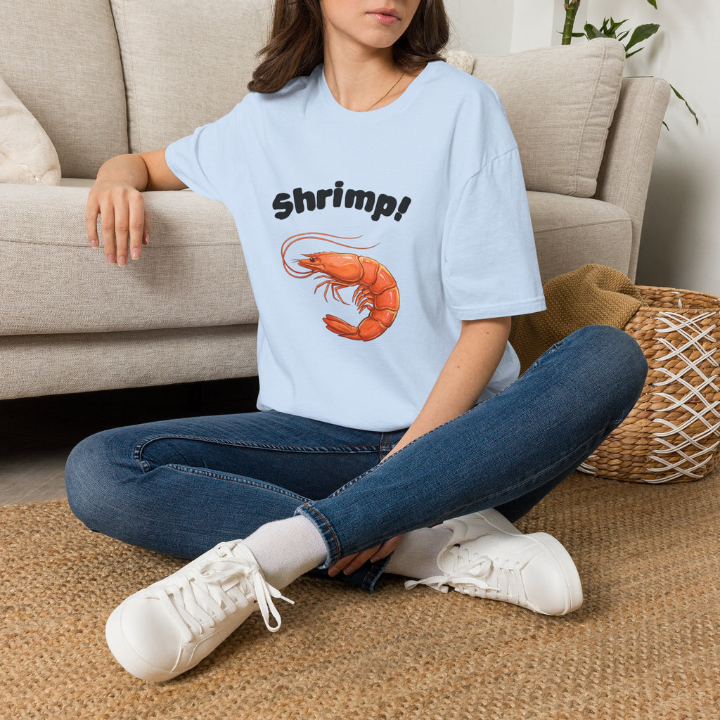 Cute Retro Shrimp Shirt for Seafood Lovers