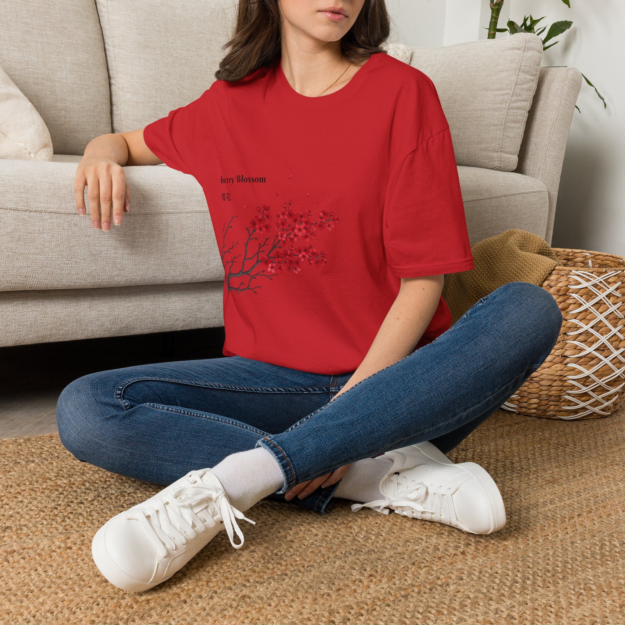 Cherry Blossom T‑Shirt — Elegant Pink Sakura Floral Tee