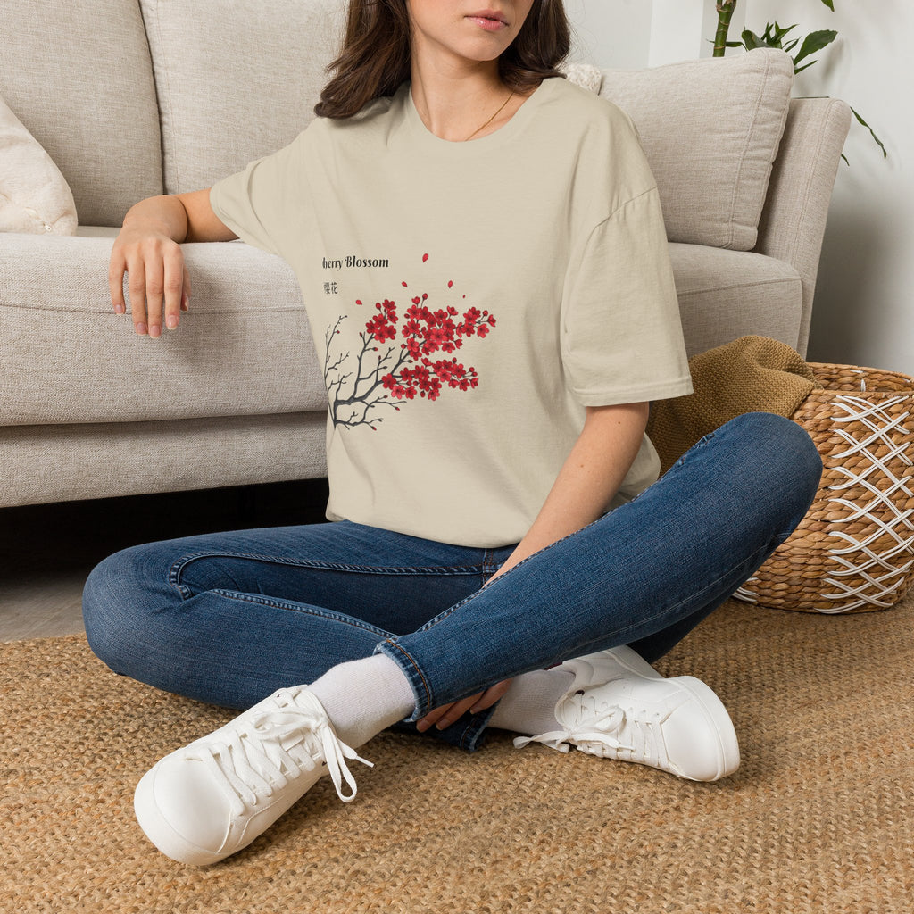 Cherry Blossom T‑Shirt — Elegant Pink Sakura Floral Tee