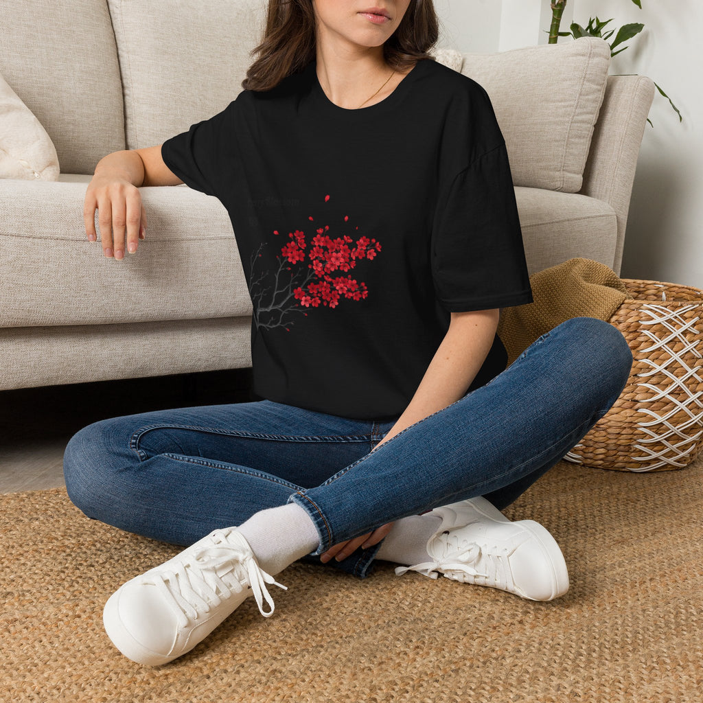 Cherry Blossom T‑Shirt — Elegant Pink Sakura Floral Tee